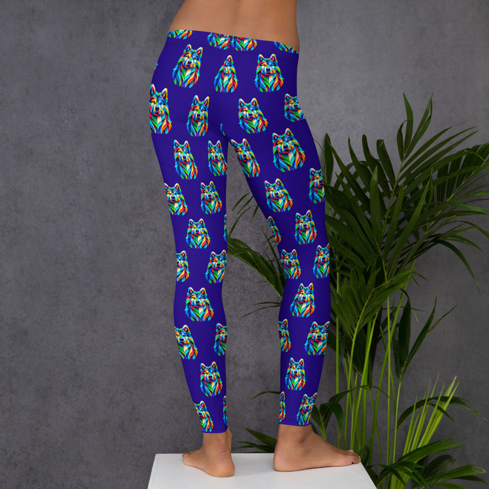 Leggings - Blue dog