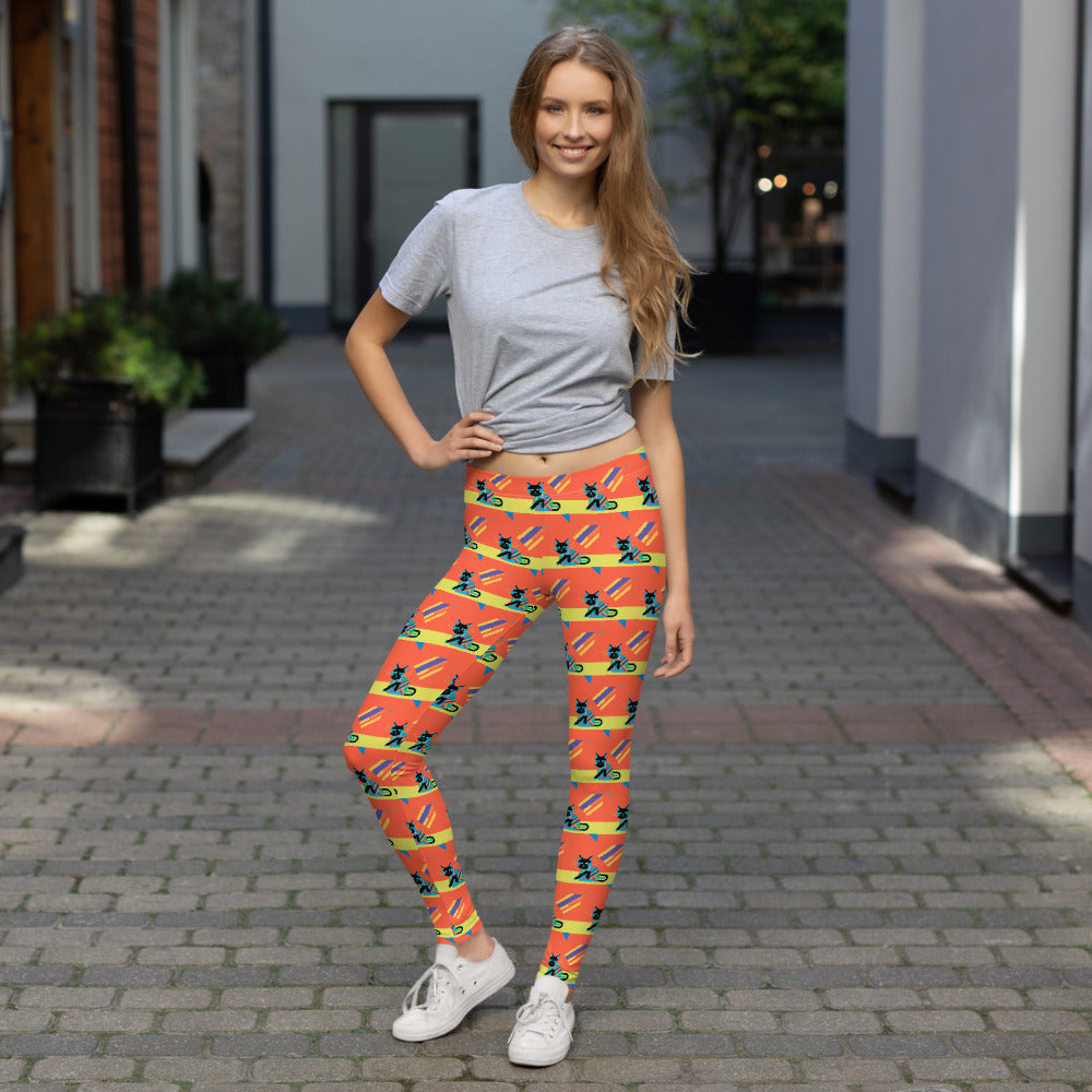 Leggings - Crazy Cat
