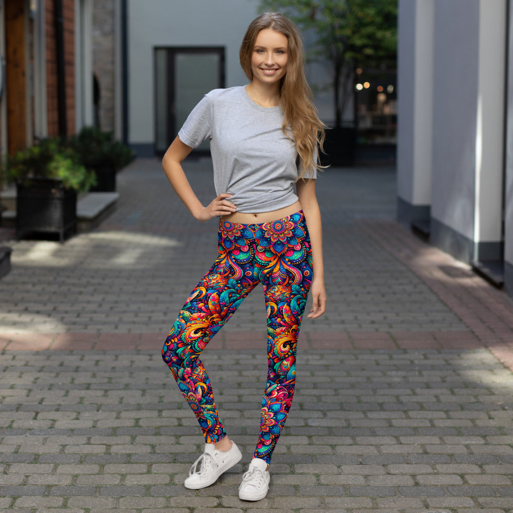 Leggings - Owl Flowers