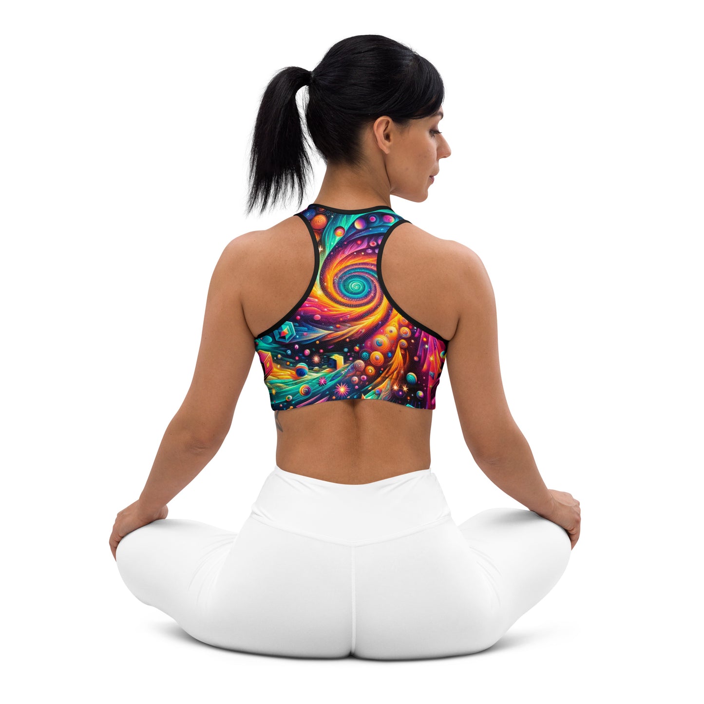 Padded Sports Bra - Stars