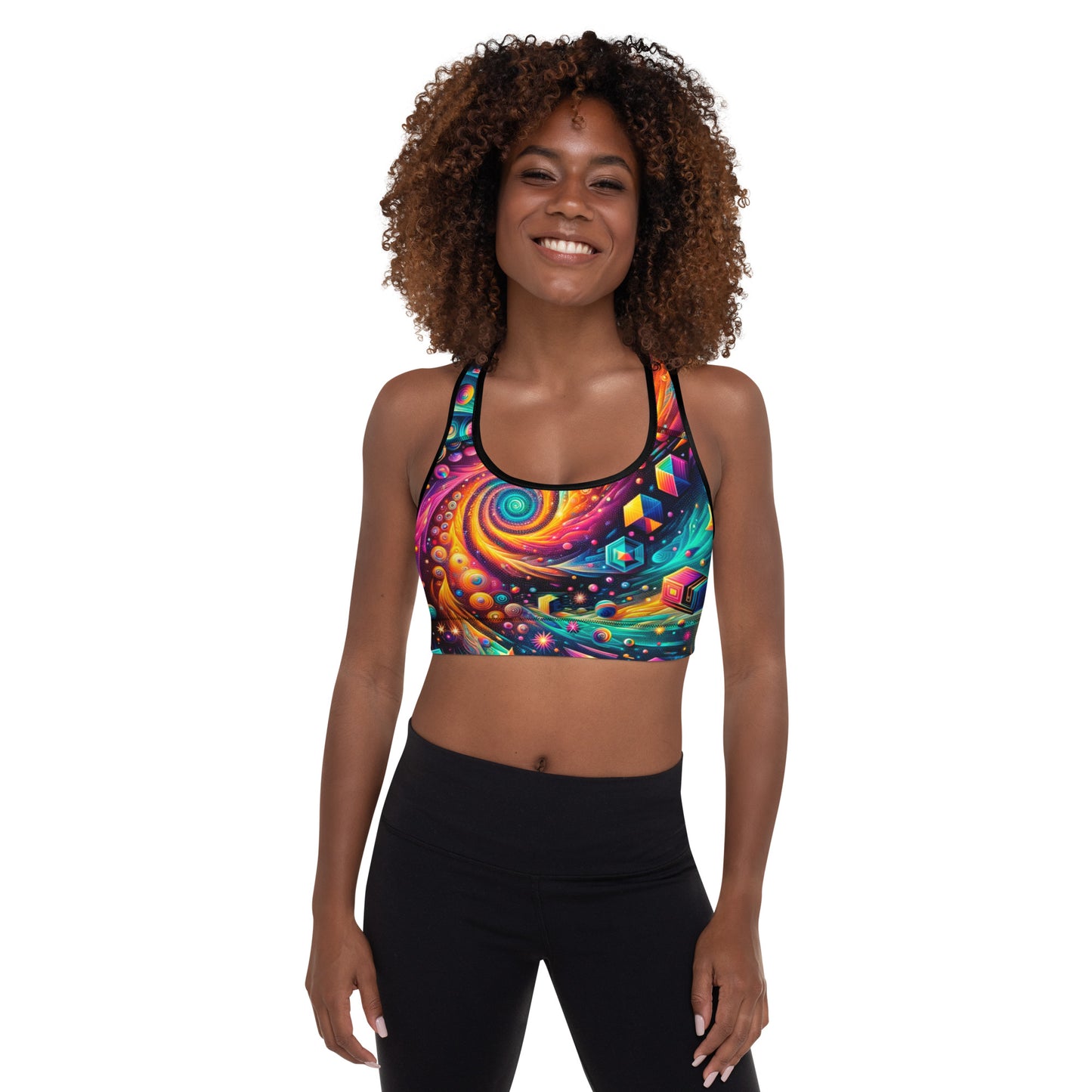 Padded Sports Bra - Stars