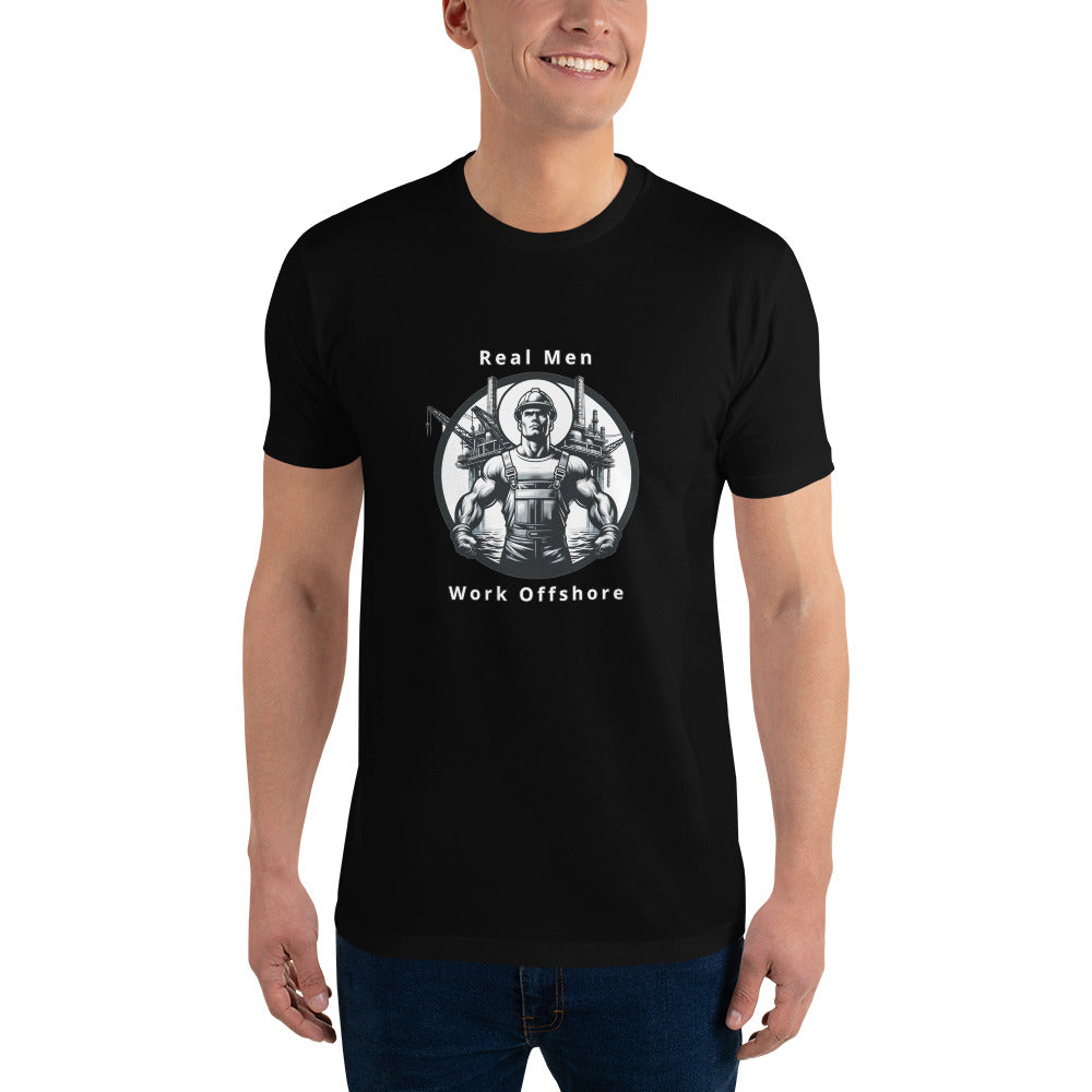 Short Sleeve T-shirt - Real Men Work Offshore 2