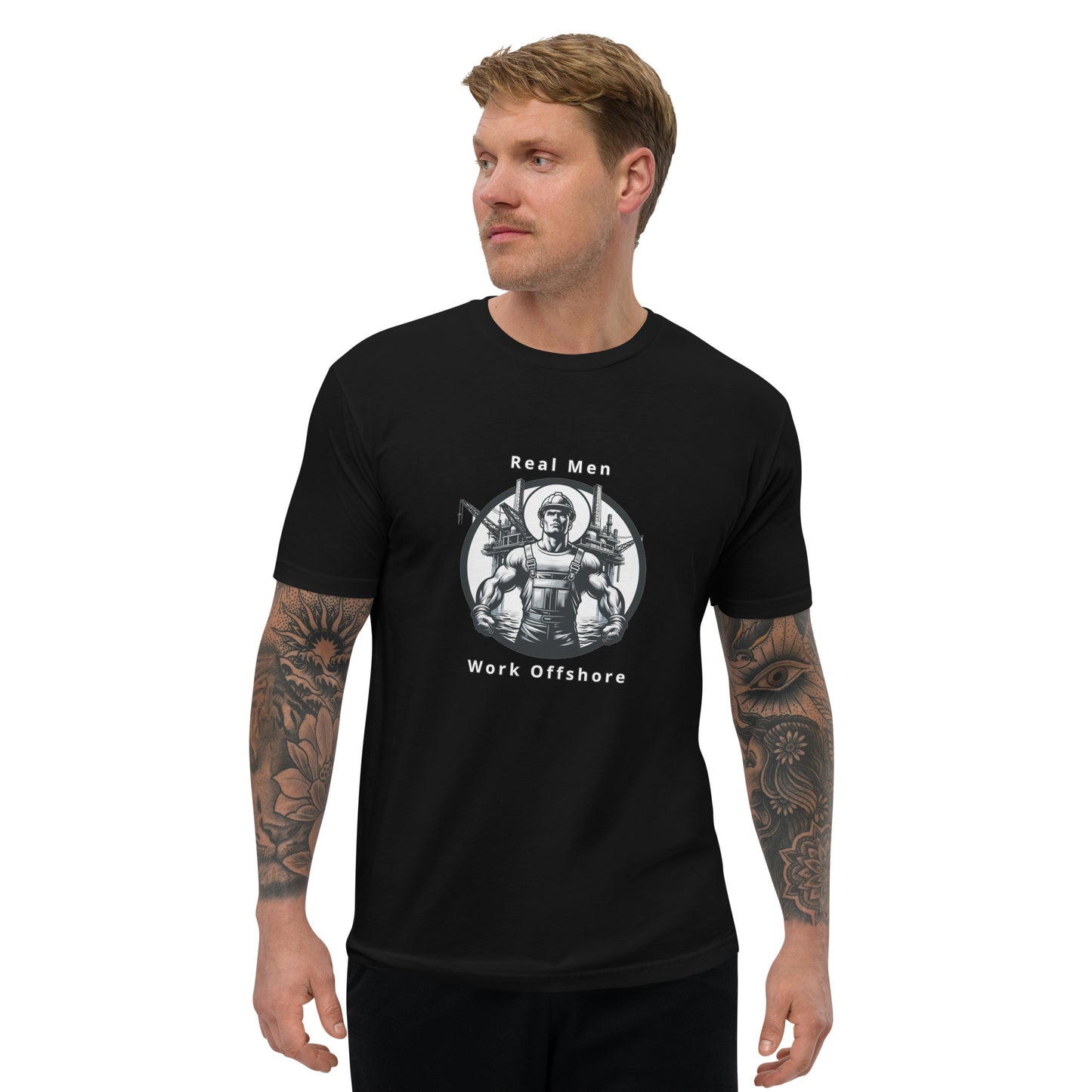 Short Sleeve T-shirt - Real Men Work Offshore 2