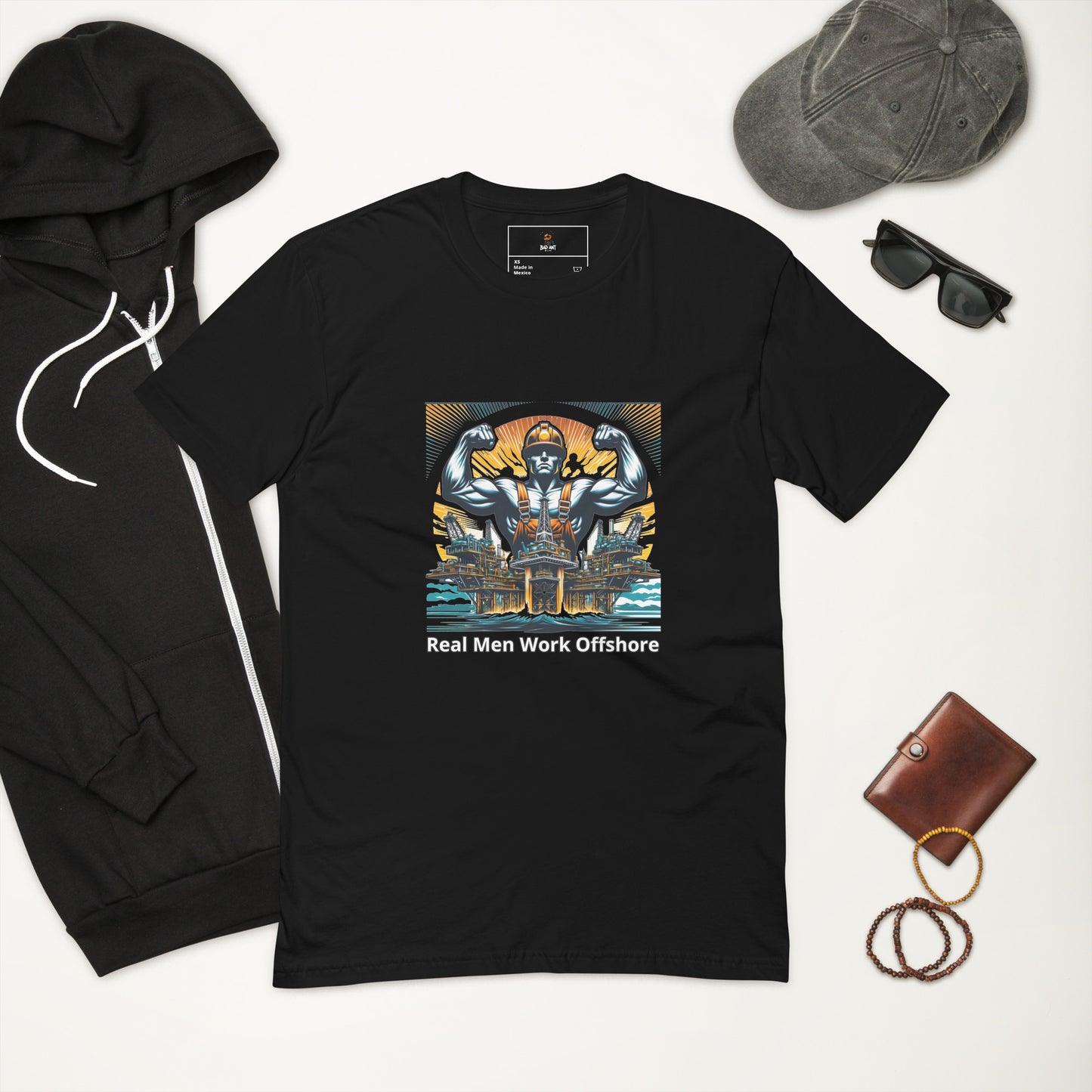 Short Sleeve T-shirt - Real Men Work Offshore 3