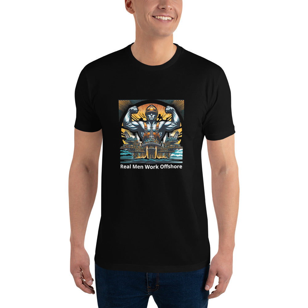 Short Sleeve T-shirt - Real Men Work Offshore 3