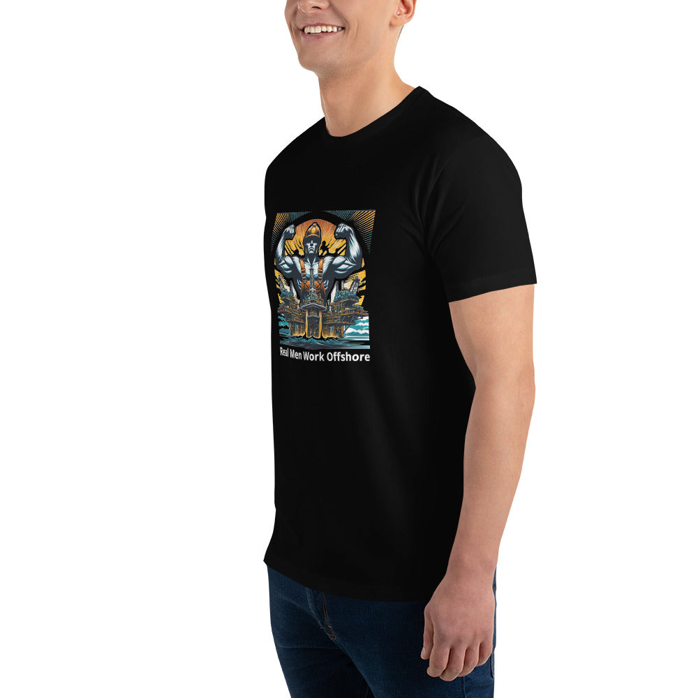 Short Sleeve T-shirt - Real Men Work Offshore 3