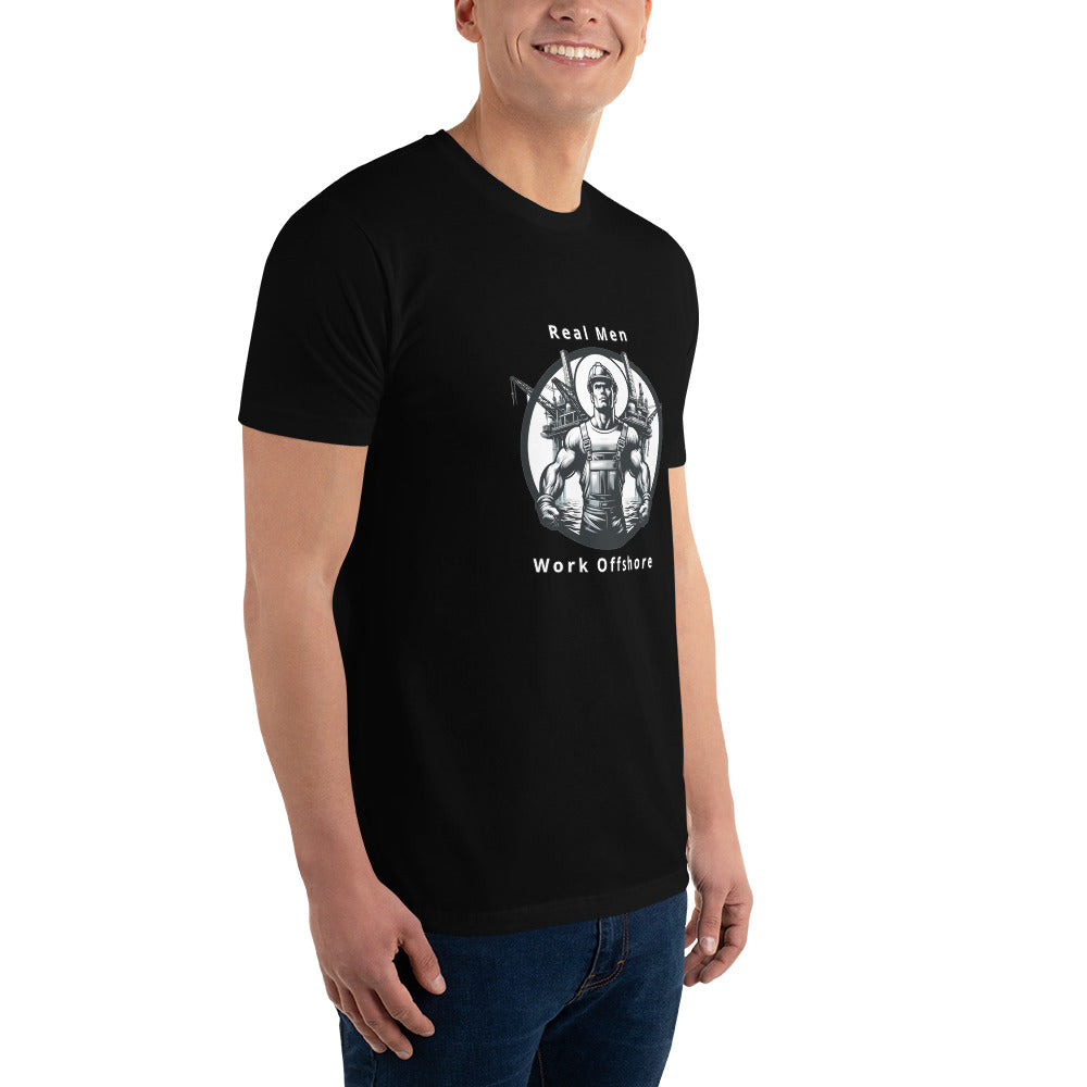 Short Sleeve T-shirt - Real Men Work Offshore 2