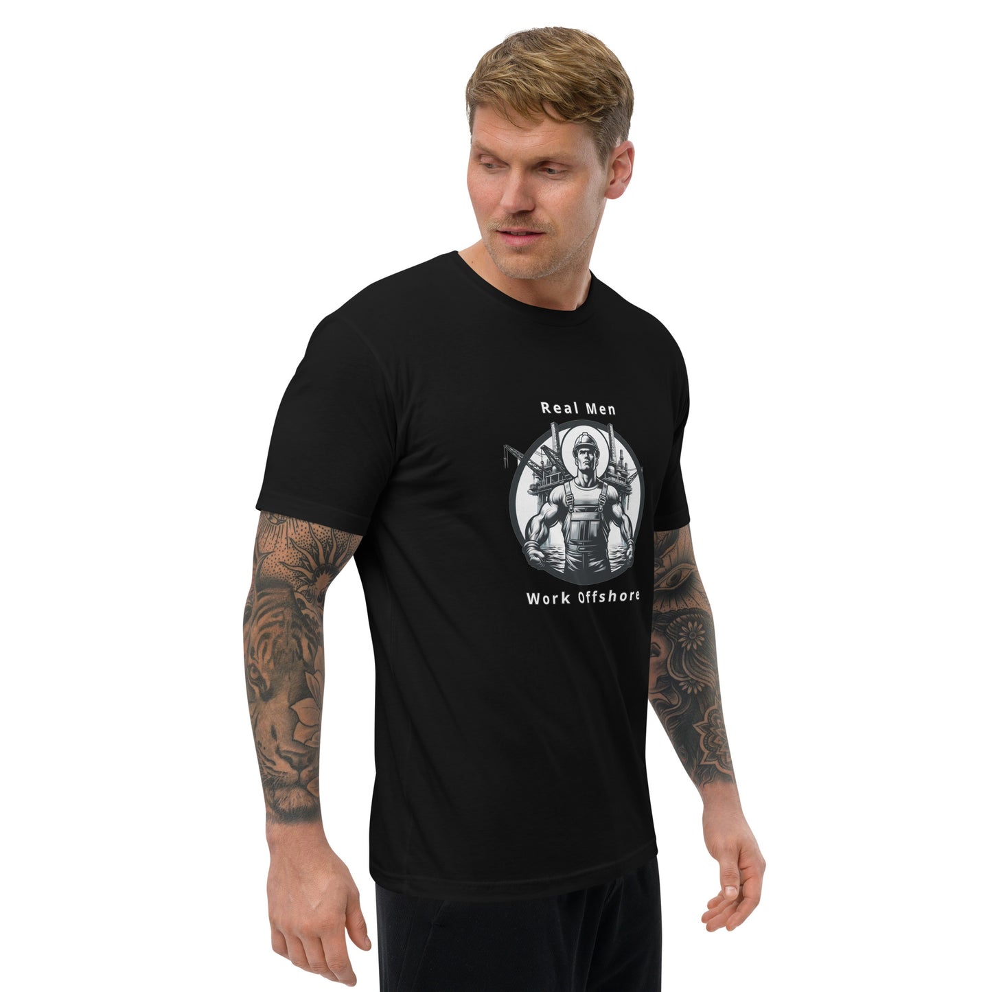 Short Sleeve T-shirt - Real Men Work Offshore 2