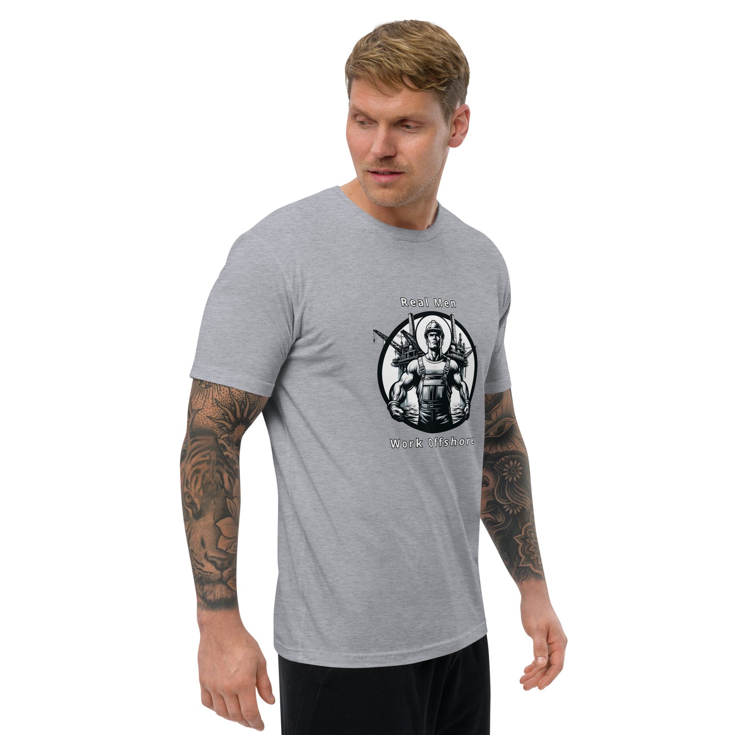 Short Sleeve T-shirt - Real Men Work Offshore 2