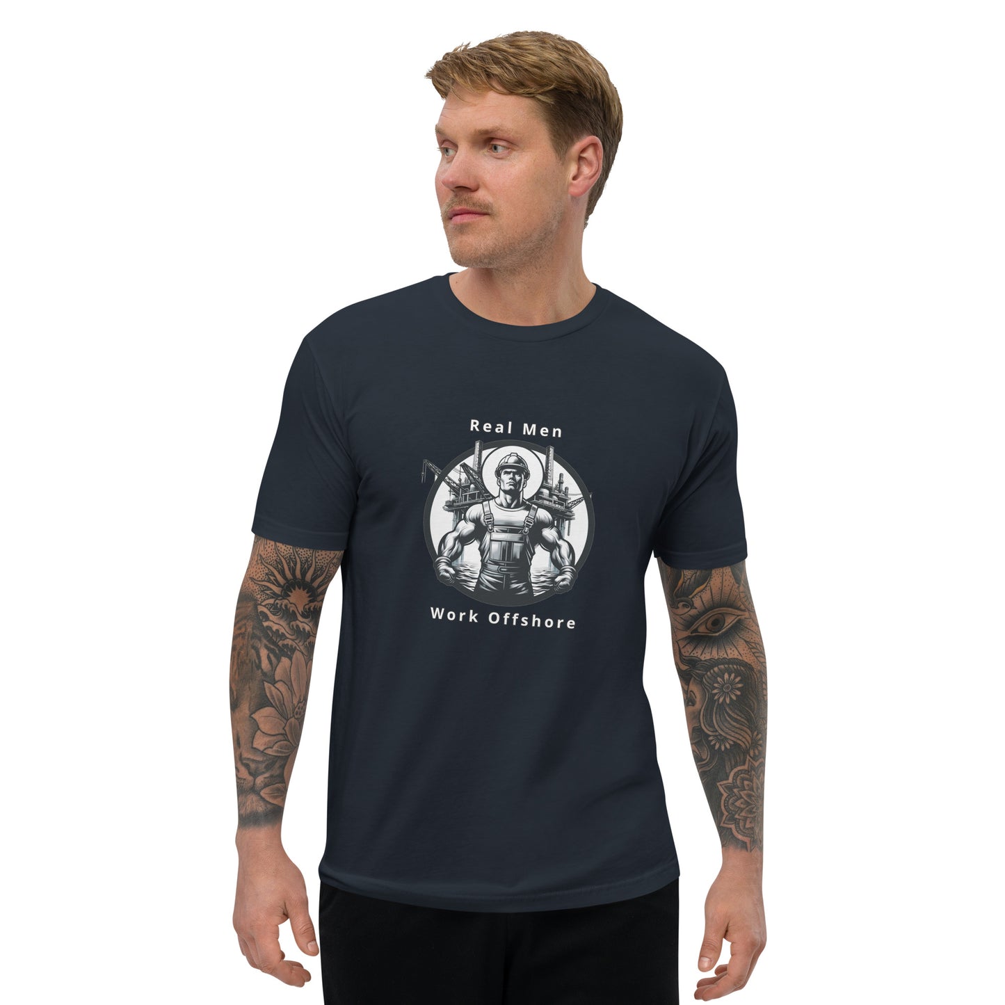 Short Sleeve T-shirt - Real Men Work Offshore 2