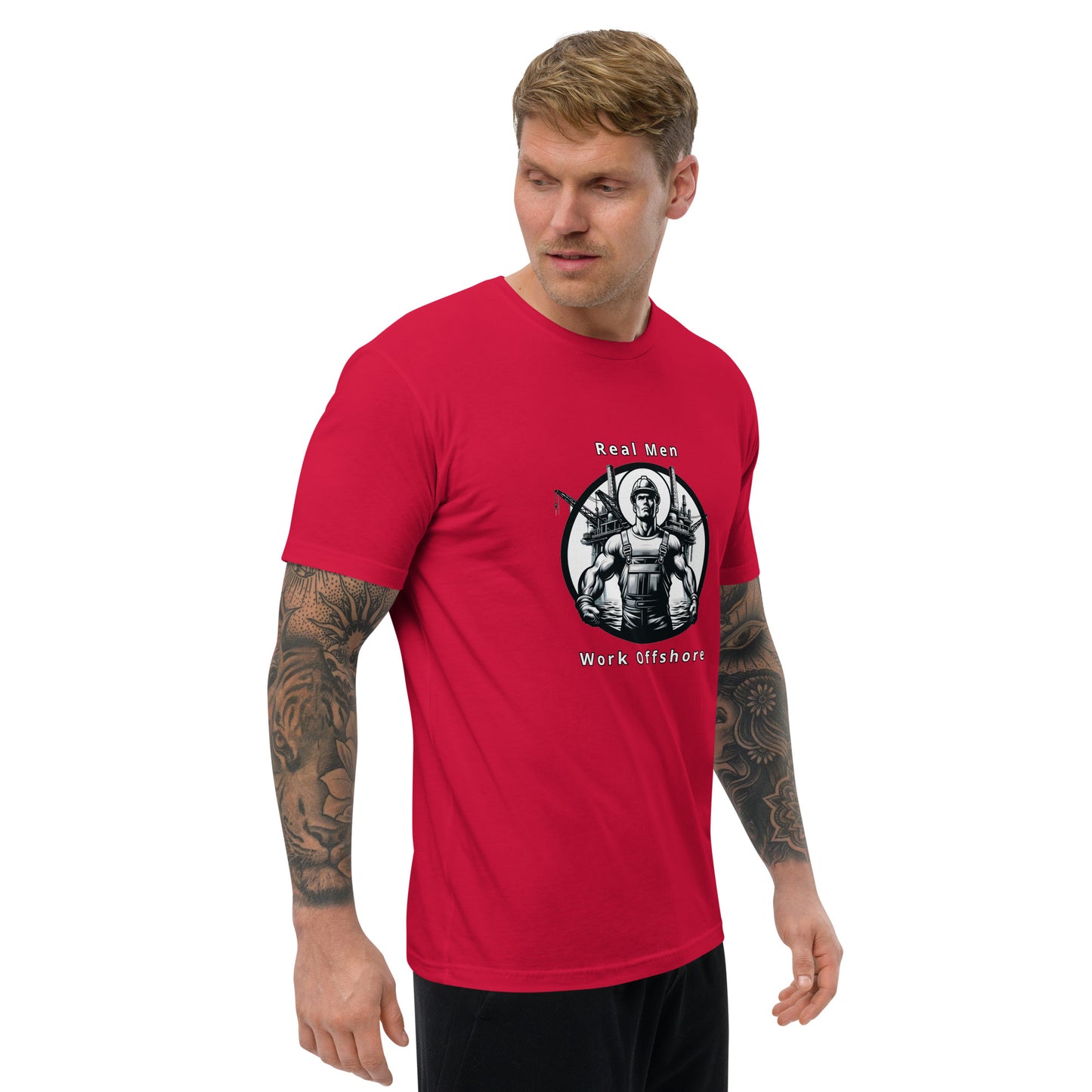 Short Sleeve T-shirt - Real Men Work Offshore 2