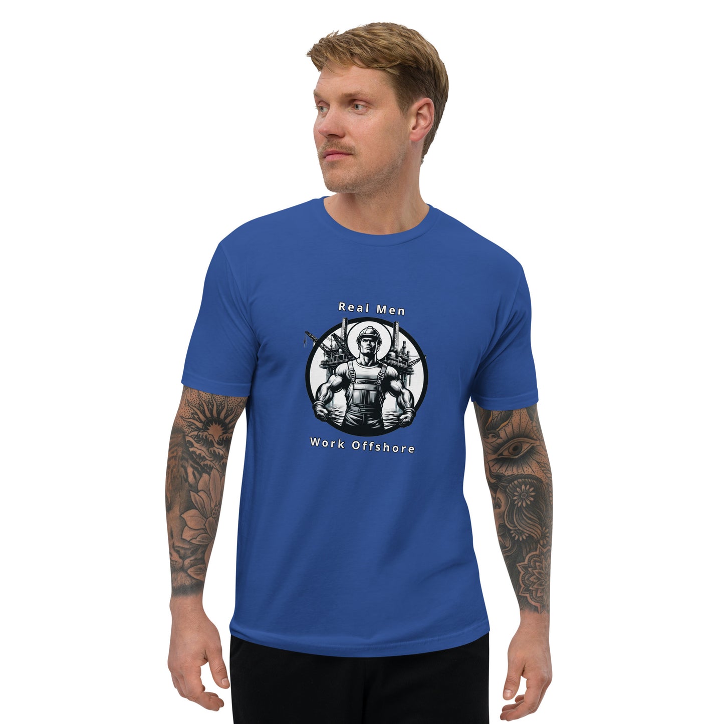 Short Sleeve T-shirt - Real Men Work Offshore 2