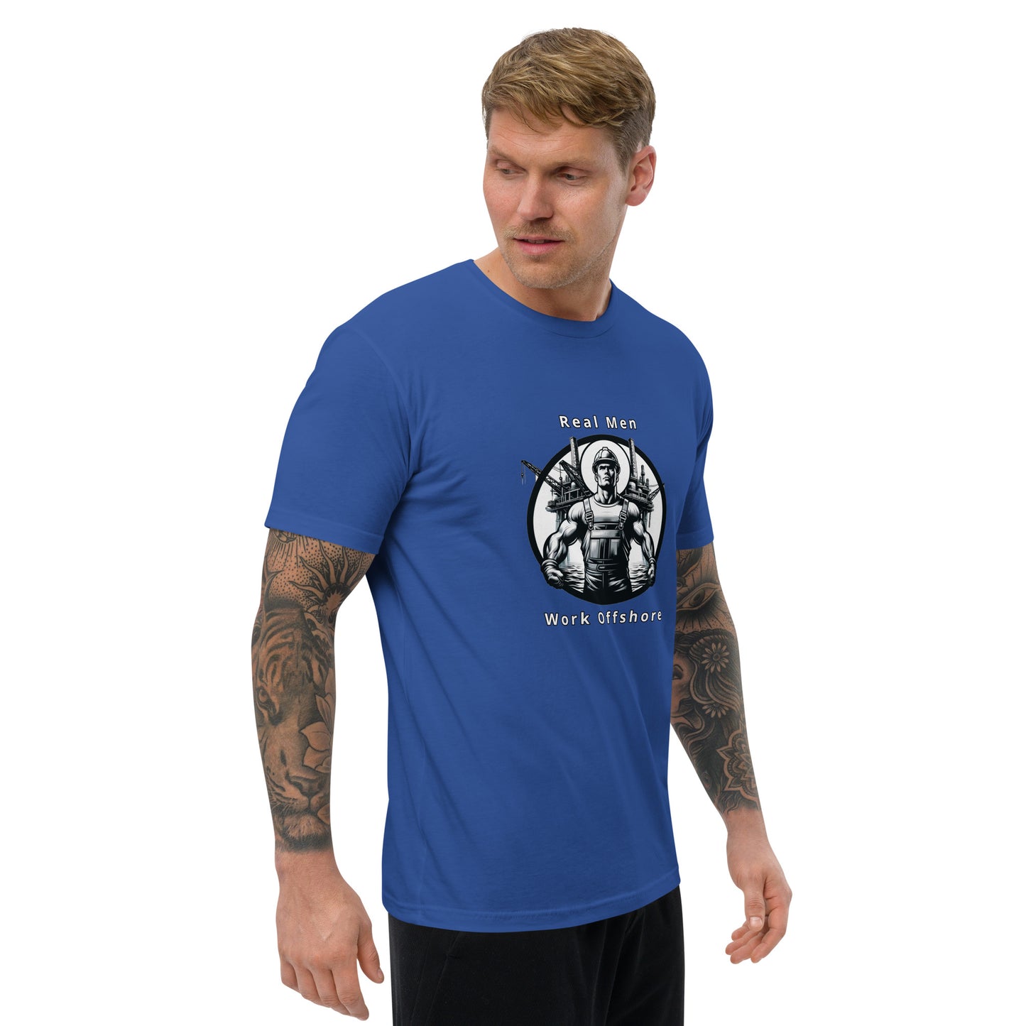 Short Sleeve T-shirt - Real Men Work Offshore 2