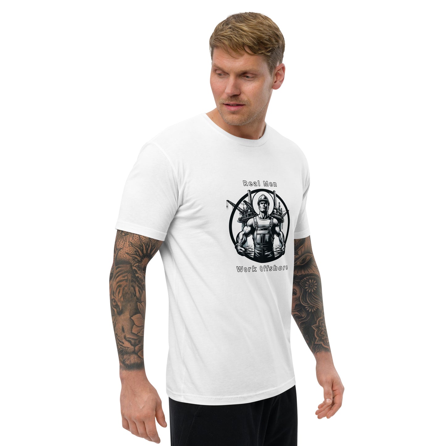 Short Sleeve T-shirt - Real Men Work Offshore 2