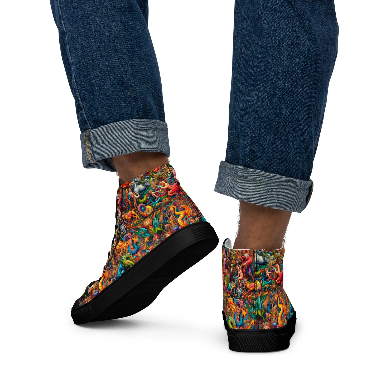 Mens High Top Canvas Shoes - Bosh