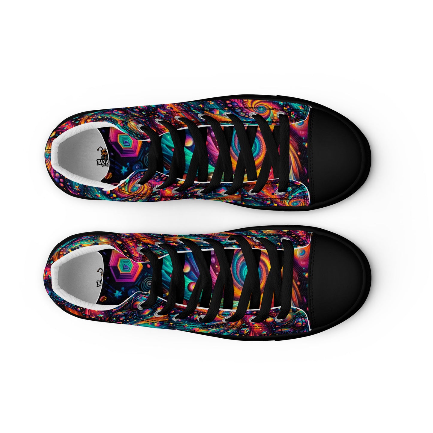 Men’s high top canvas shoes - Night Sky