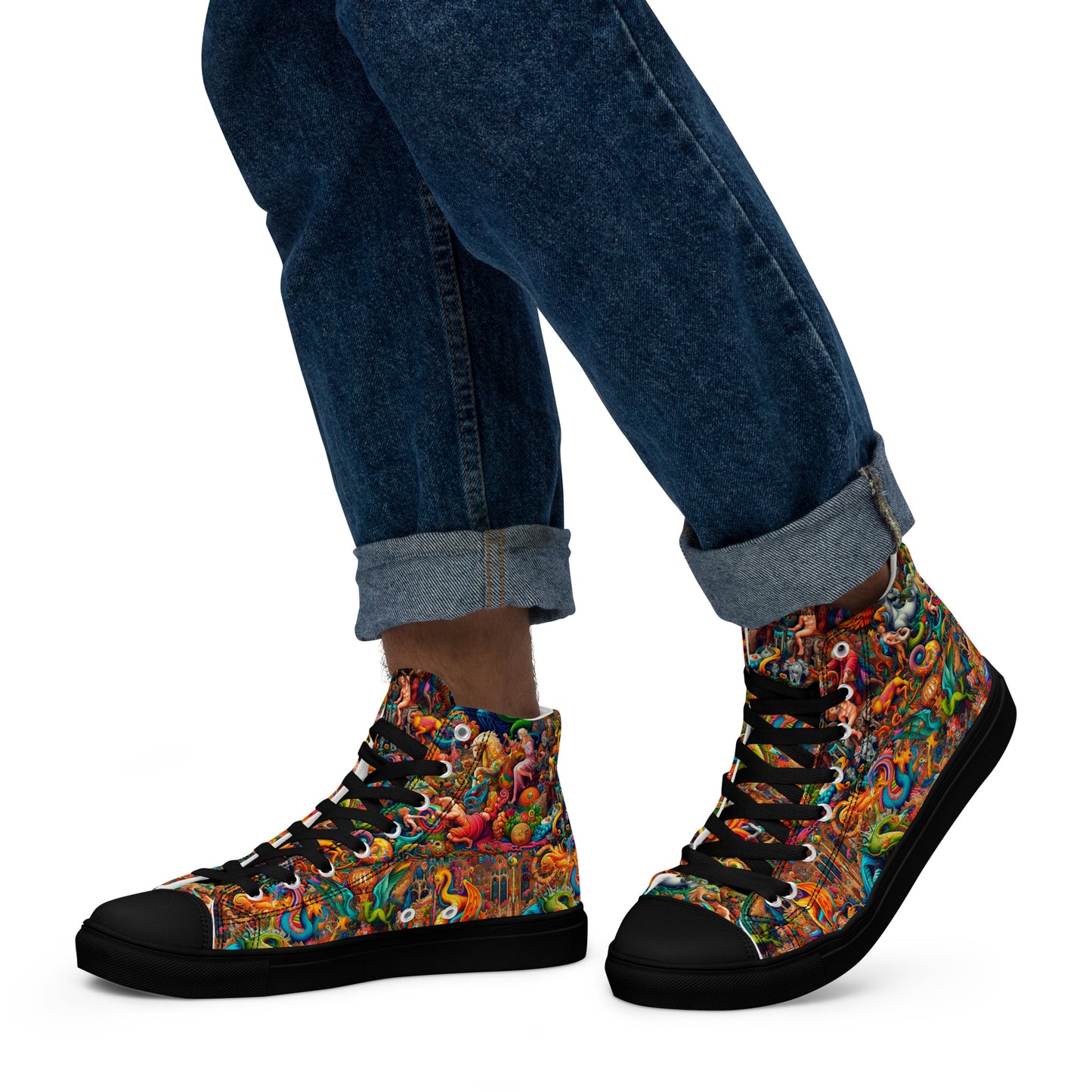 Mens High Top Canvas Shoes - Bosh