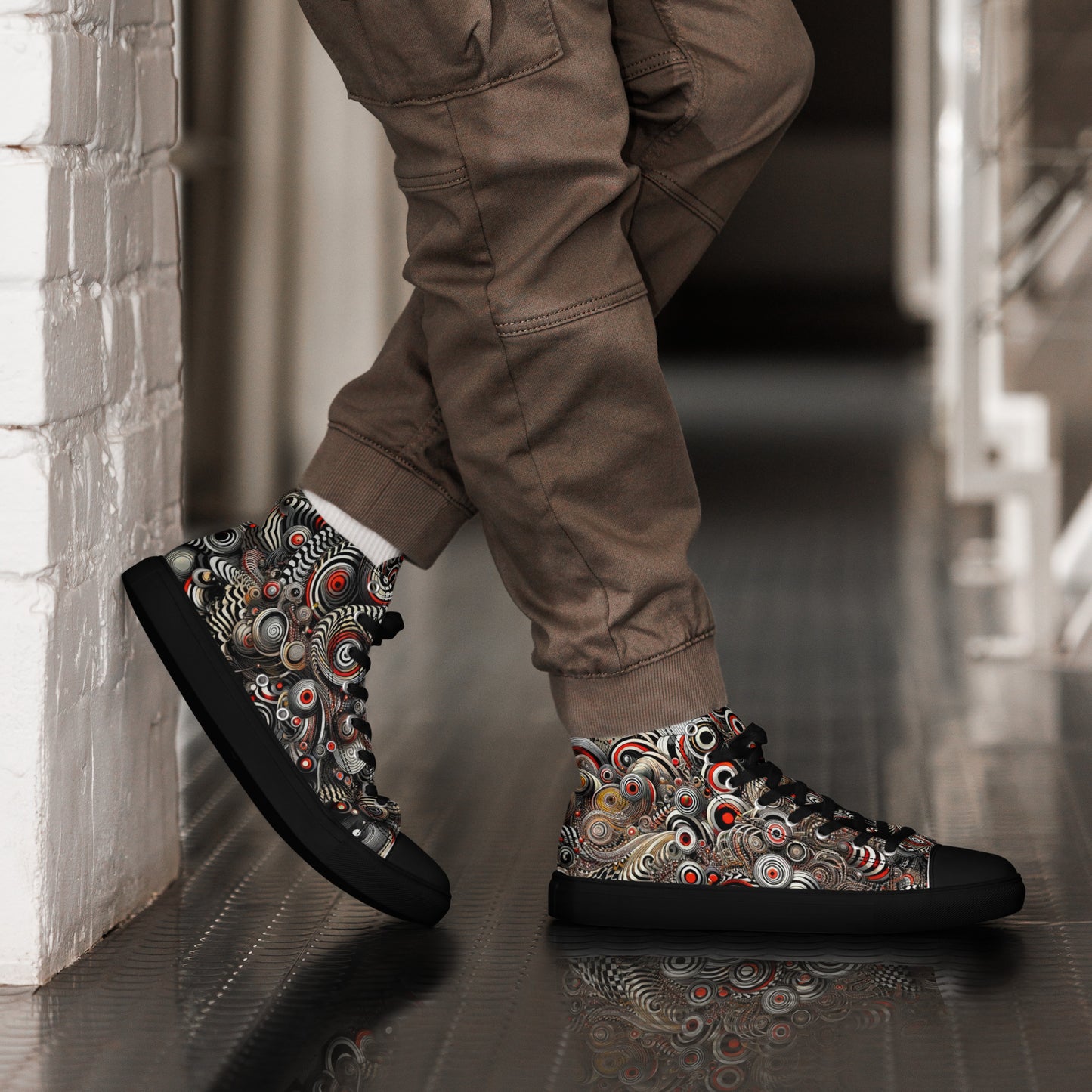 Men’s high top canvas shoes - Chaotic
