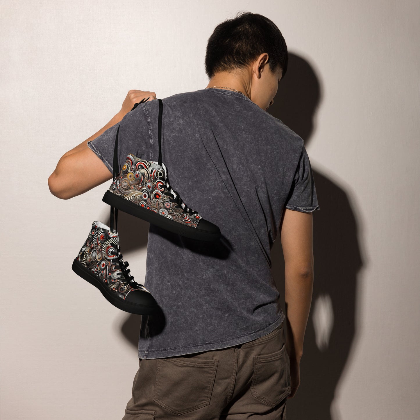 Men’s high top canvas shoes - Chaotic