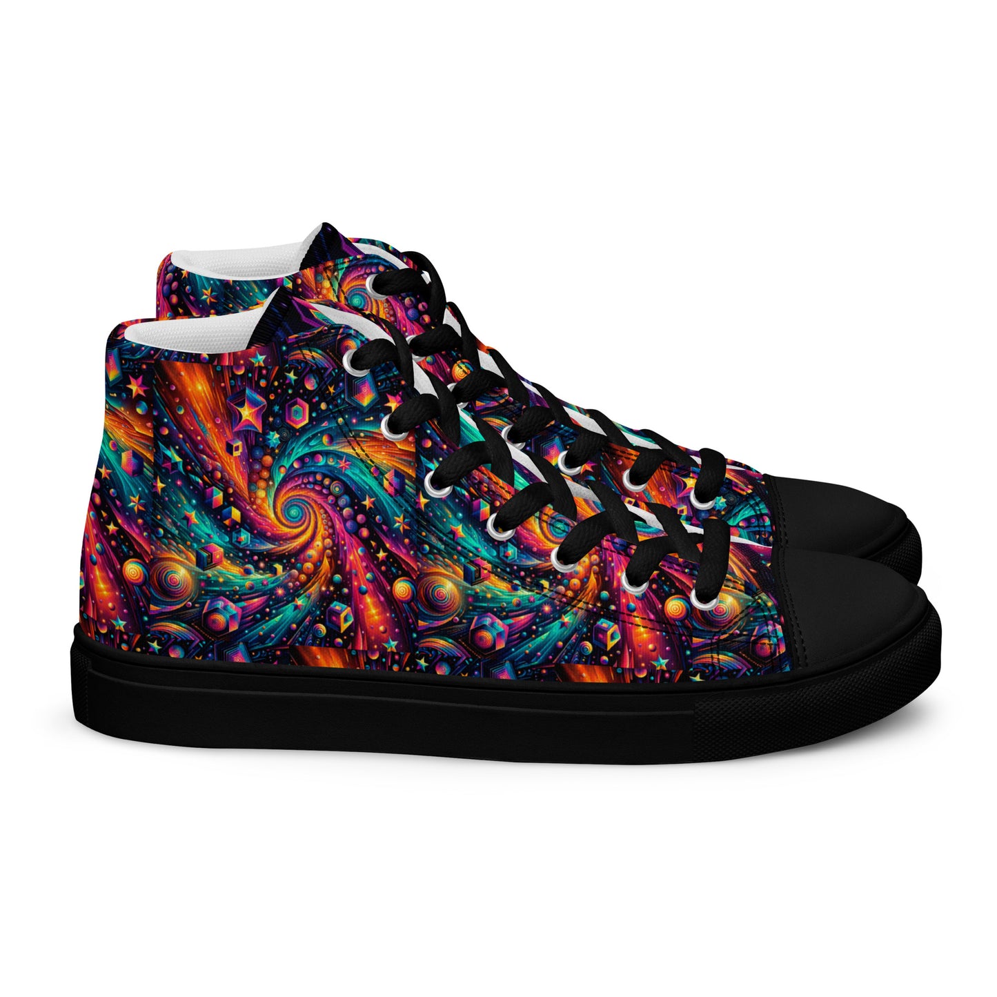 Men’s high top canvas shoes - Night Sky