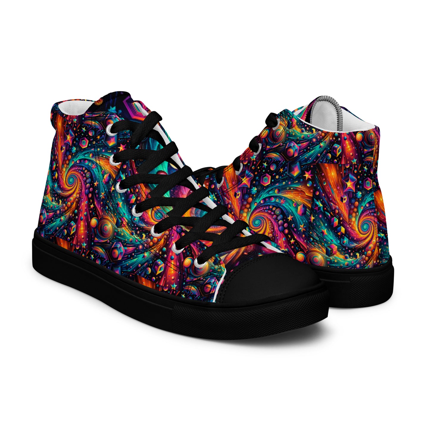 Men’s high top canvas shoes - Night Sky