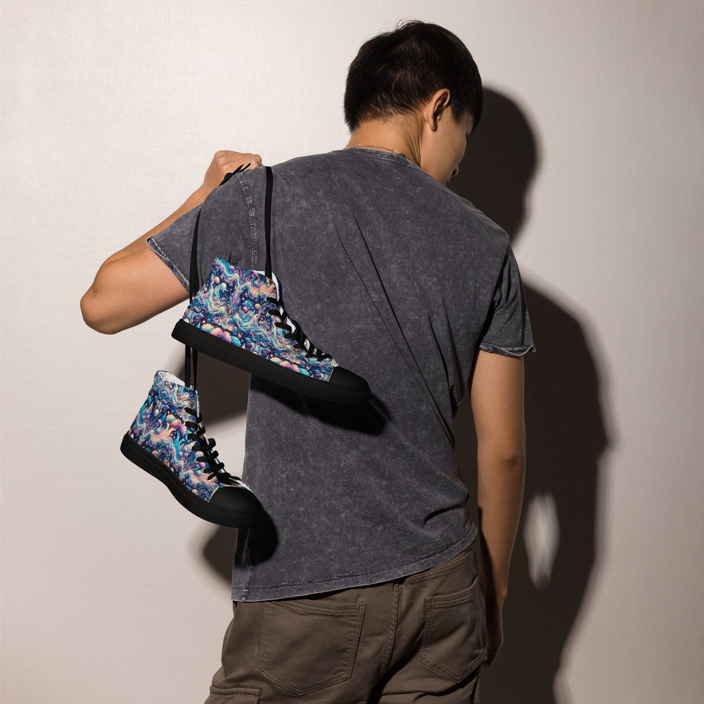 Men’s high top canvas shoes - Dreamscape