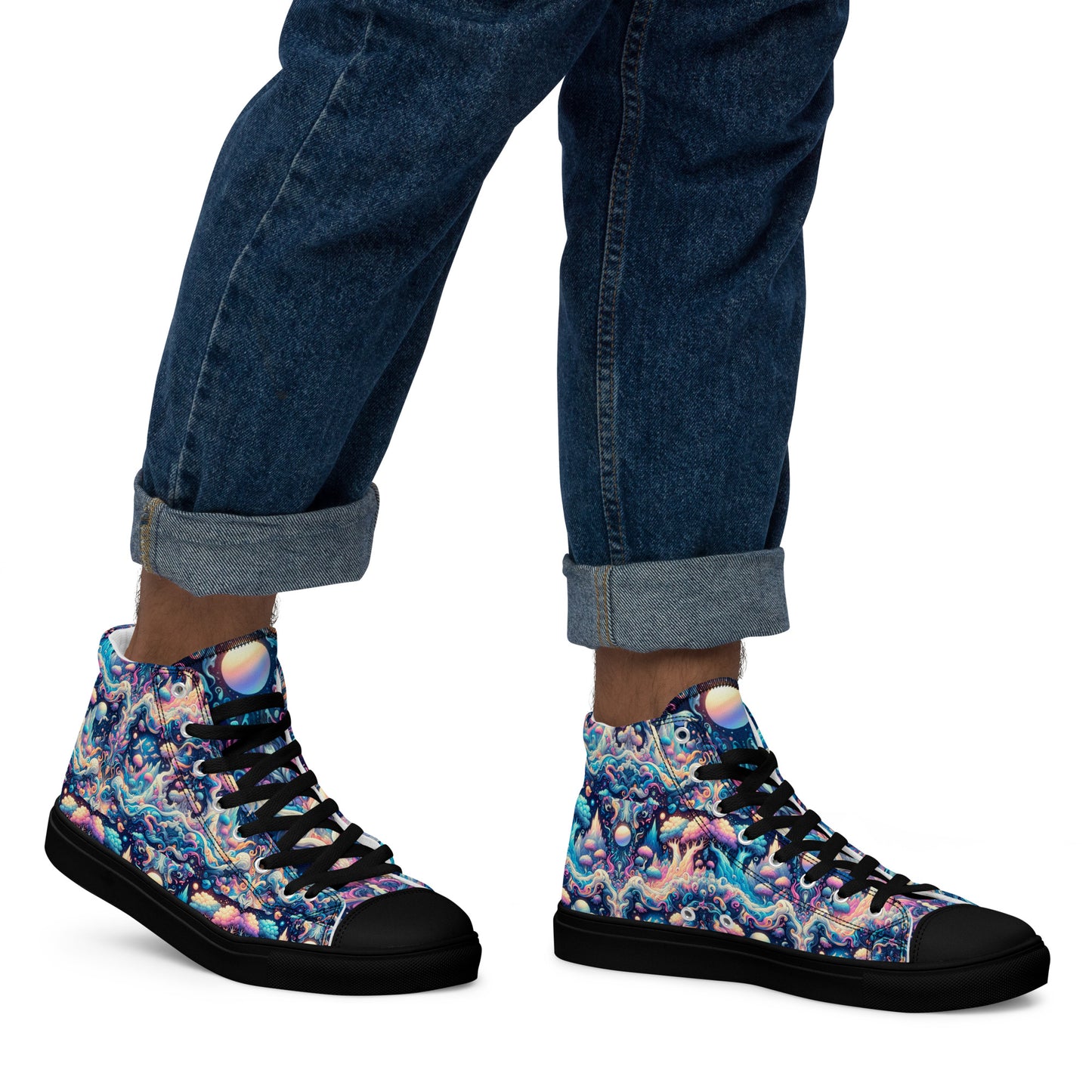Men’s high top canvas shoes - Dreamscape