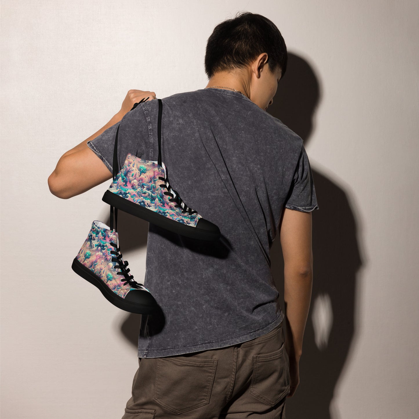 Men’s high top canvas shoes - Fantastic Dream