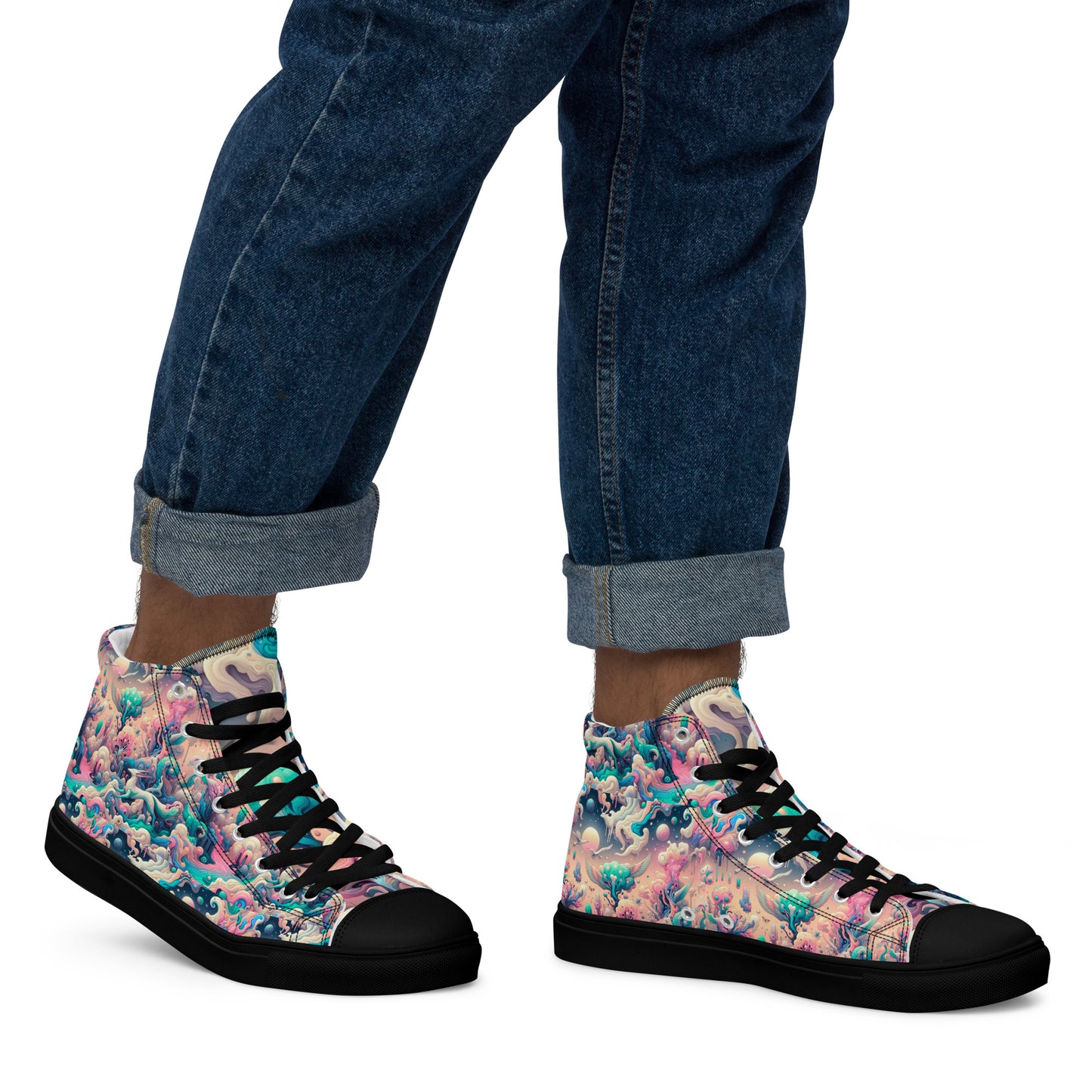 Men’s high top canvas shoes - Fantastic Dream