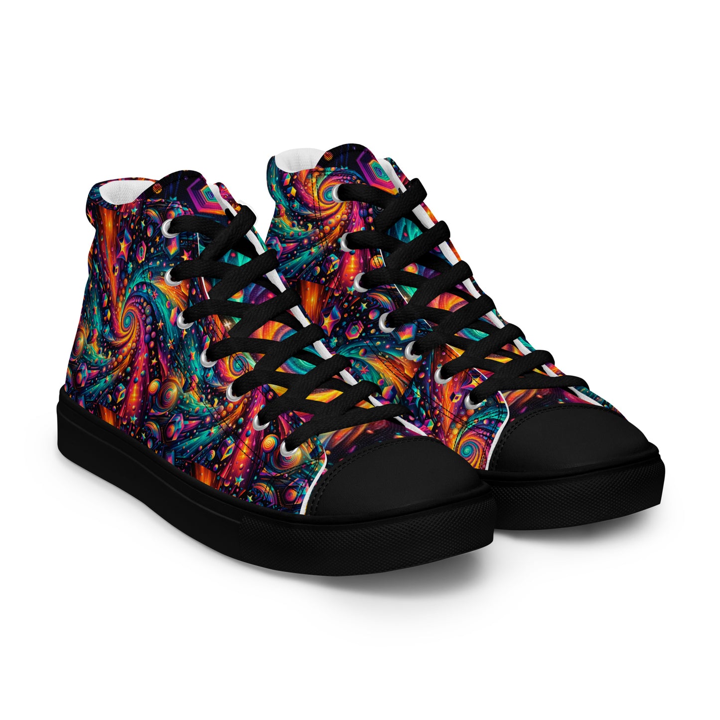 Men’s high top canvas shoes - Night Sky