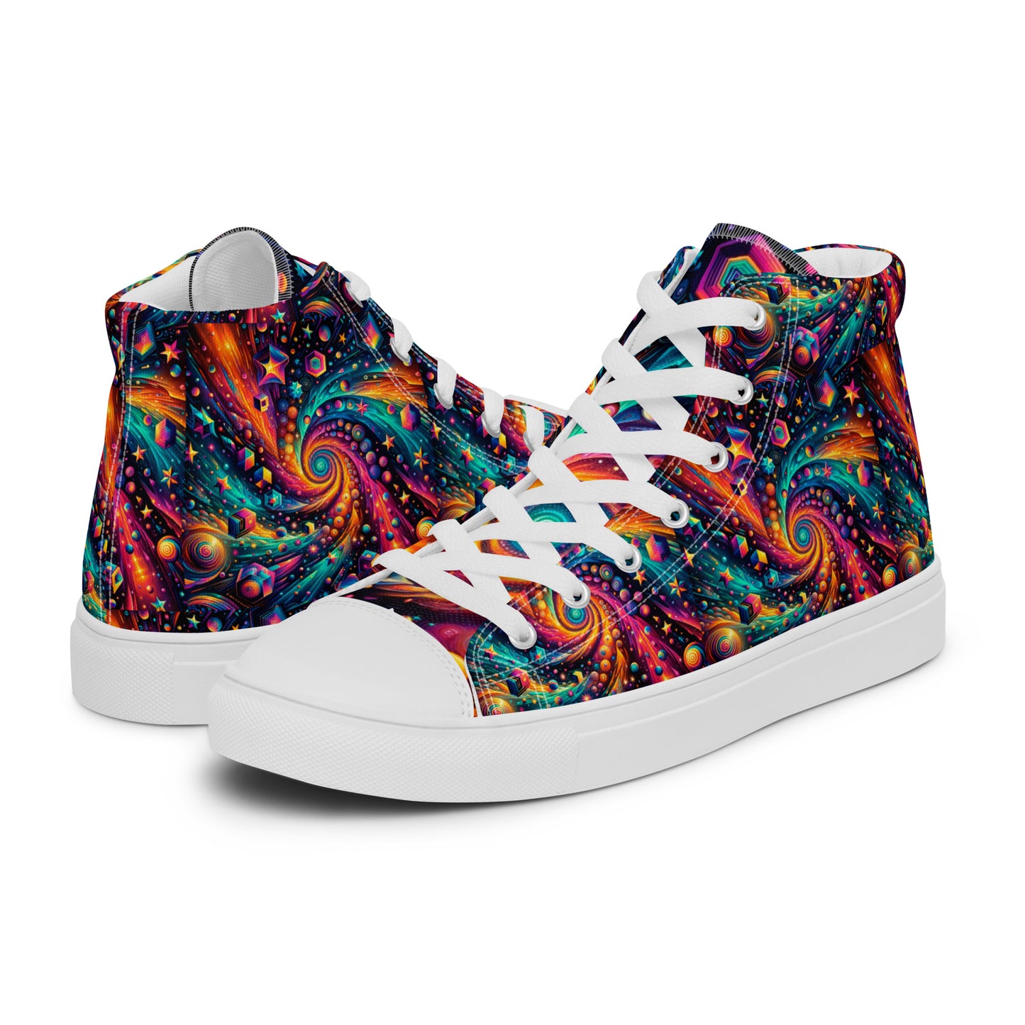 Men’s high top canvas shoes - Night Sky