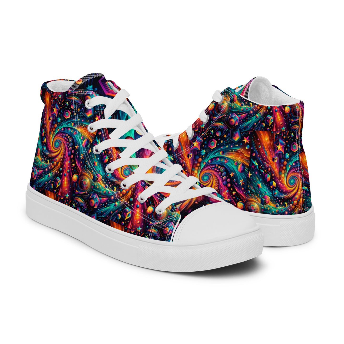 Men’s high top canvas shoes - Night Sky