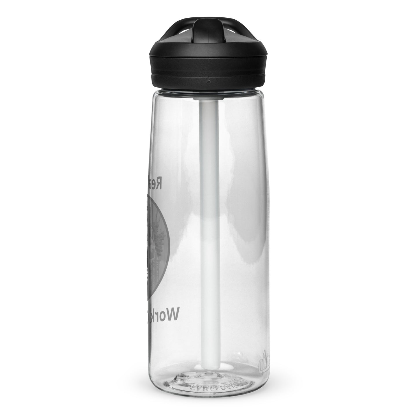 Sports water bottle - Real Men Work Offshore 1