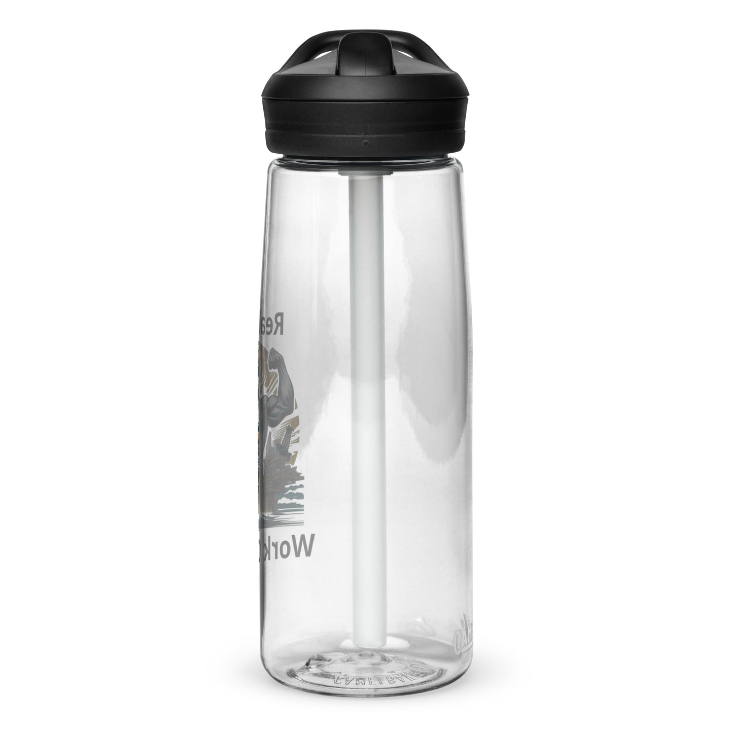 Sports water bottle - Real Men Work Offshore 3