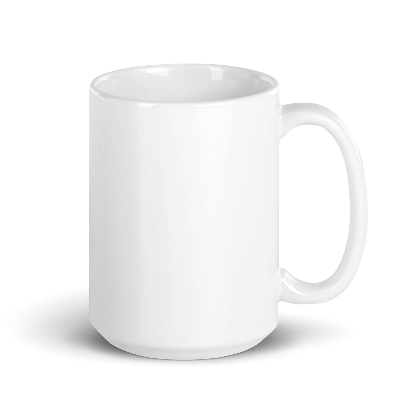 White glossy mug - Real Men Work Offshore 3