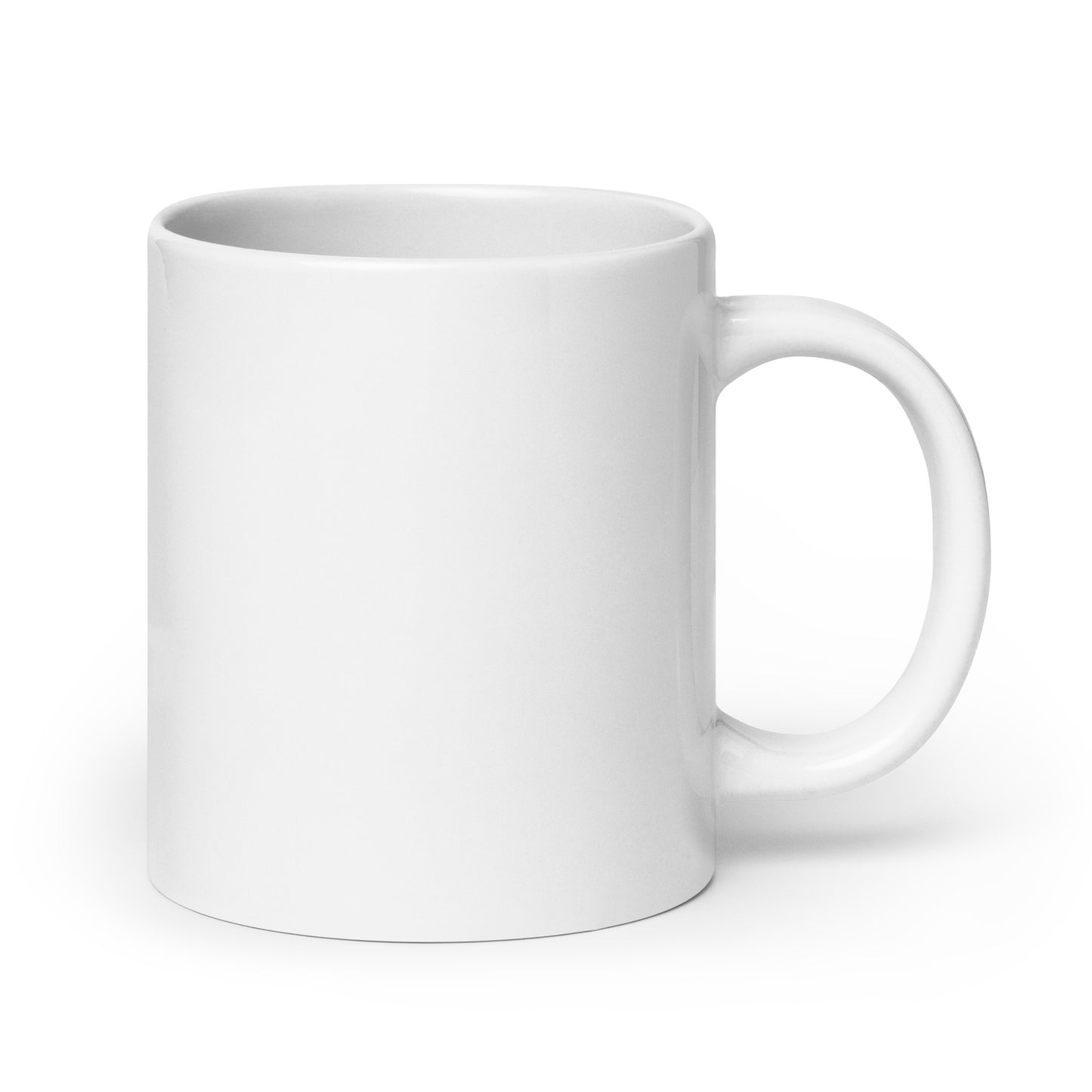White glossy mug - Real Mn Work Offshore 1