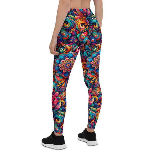 Leggings - Owl Flowers