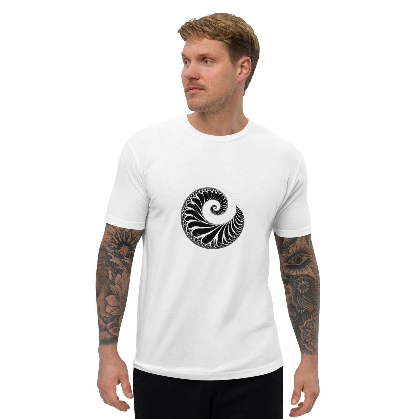 Short Sleeve T-shirt - Fibonacci Fractal 1