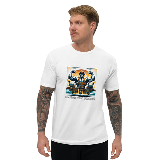 Short Sleeve T-shirt - Real Men Work Offshore 3