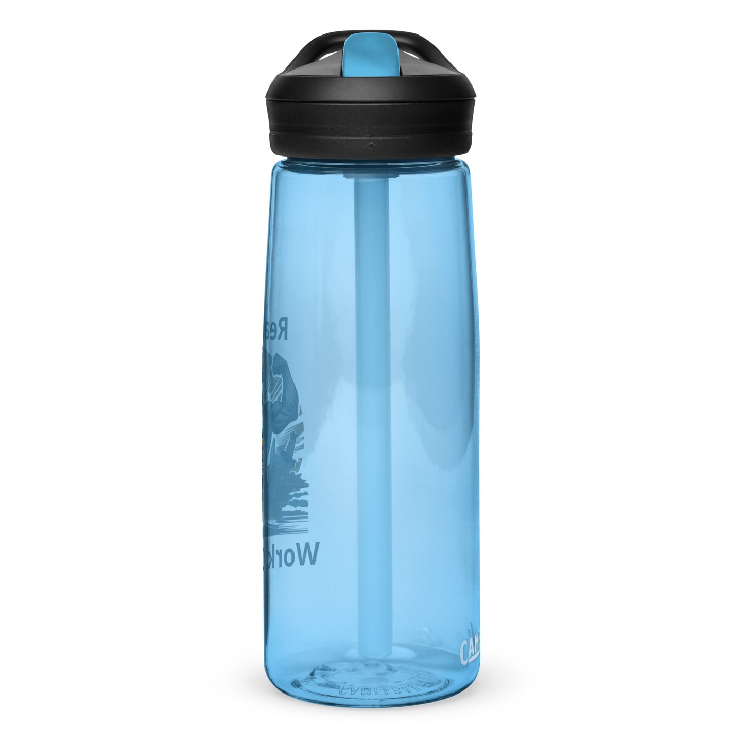 Sports water bottle - Real Men Work Offshore 3