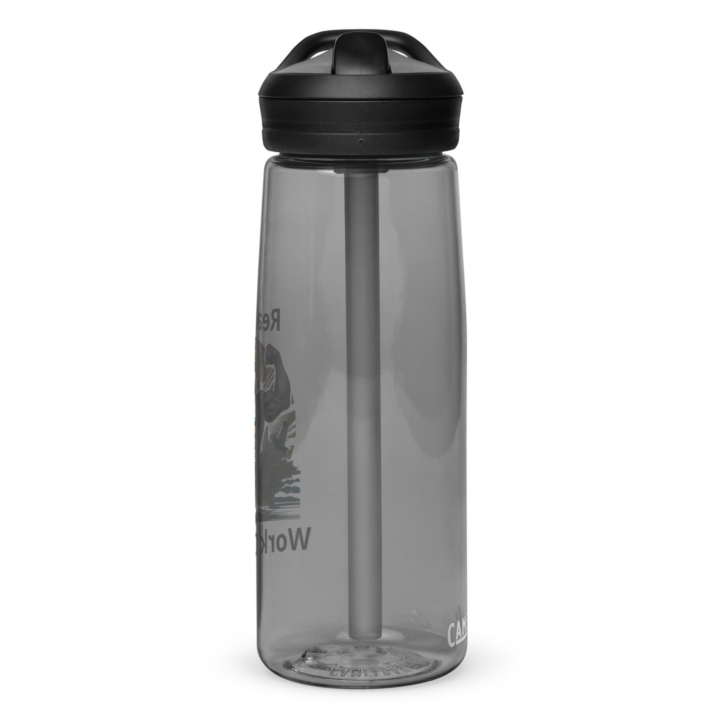 Sports water bottle - Real Men Work Offshore 3