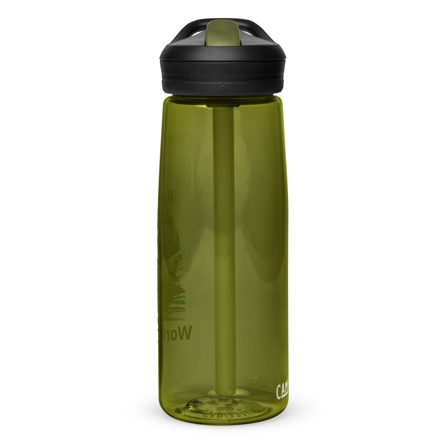 Sports water bottle - Real Men Work Offshore 3